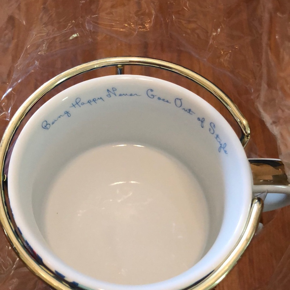 Lilly Pulitzer espresso cups with stand - Picture 6 of 6